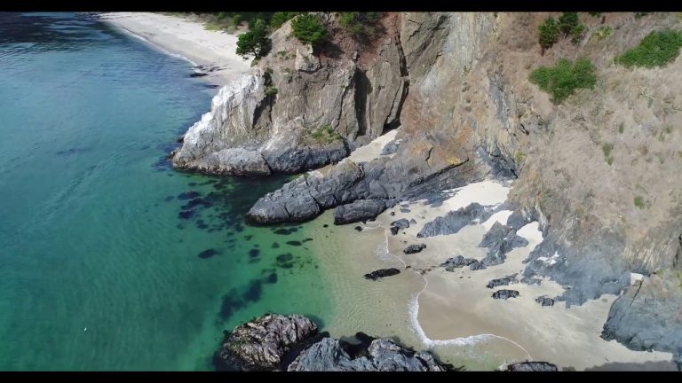 Buscando la mejor playa de Lirquén y Penco, tomas aéreas